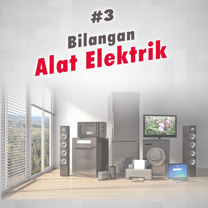 bilangan alat elektrik