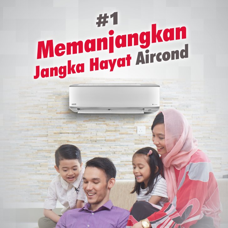 memanjangkan jangka hayat aircond