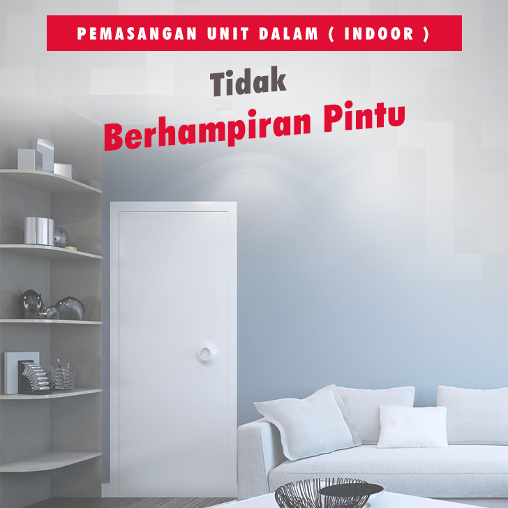 tidak berhampiran pintu